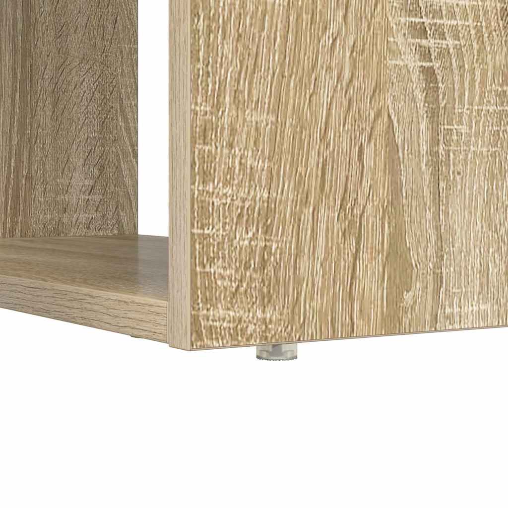 vidaXL Schreibtisch Sonoma-Eiche 113 x 54 x 120 cm Holzwerkstoff