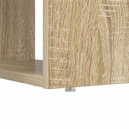 vidaXL Schreibtisch Sonoma-Eiche 113 x 54 x 120 cm Holzwerkstoff