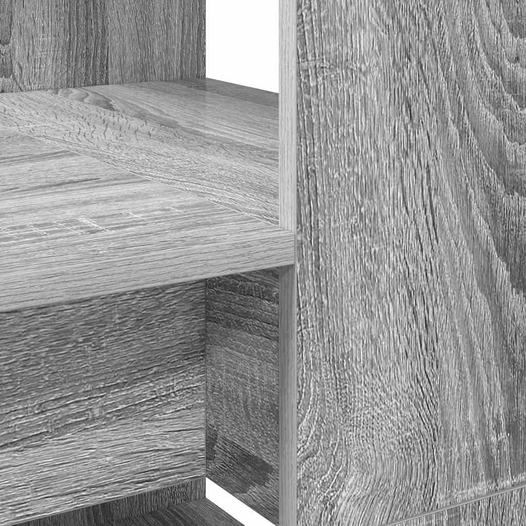 vidaXL Schreibtisch Graues Sonoma 113 x 54 x 120 cm Holzwerkstoff