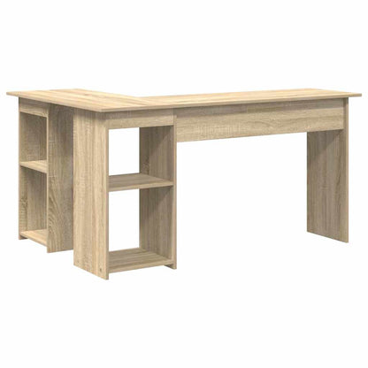 vidaXL Schreibtisch Sonoma-Eiche 142 x 102 x 73 cm Holzwerkstoff