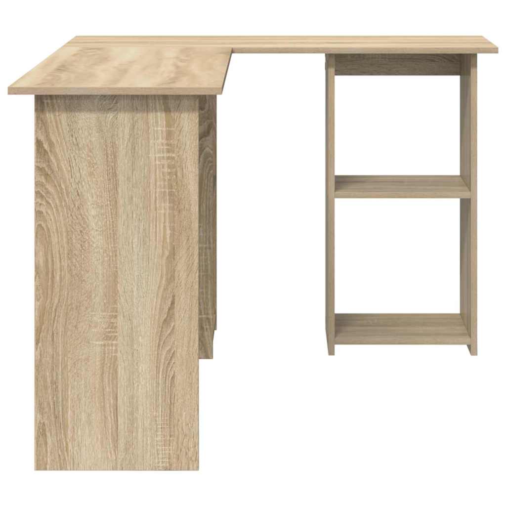 vidaXL Schreibtisch Sonoma-Eiche 142 x 102 x 73 cm Holzwerkstoff