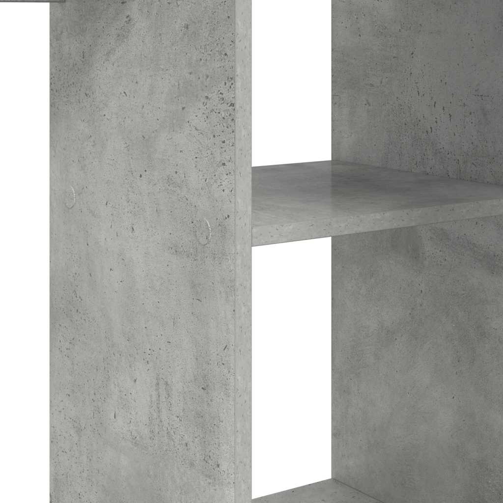vidaXL Schreibtisch Beton Grau 142 x 102 x 73 cm Holzwerkstoff