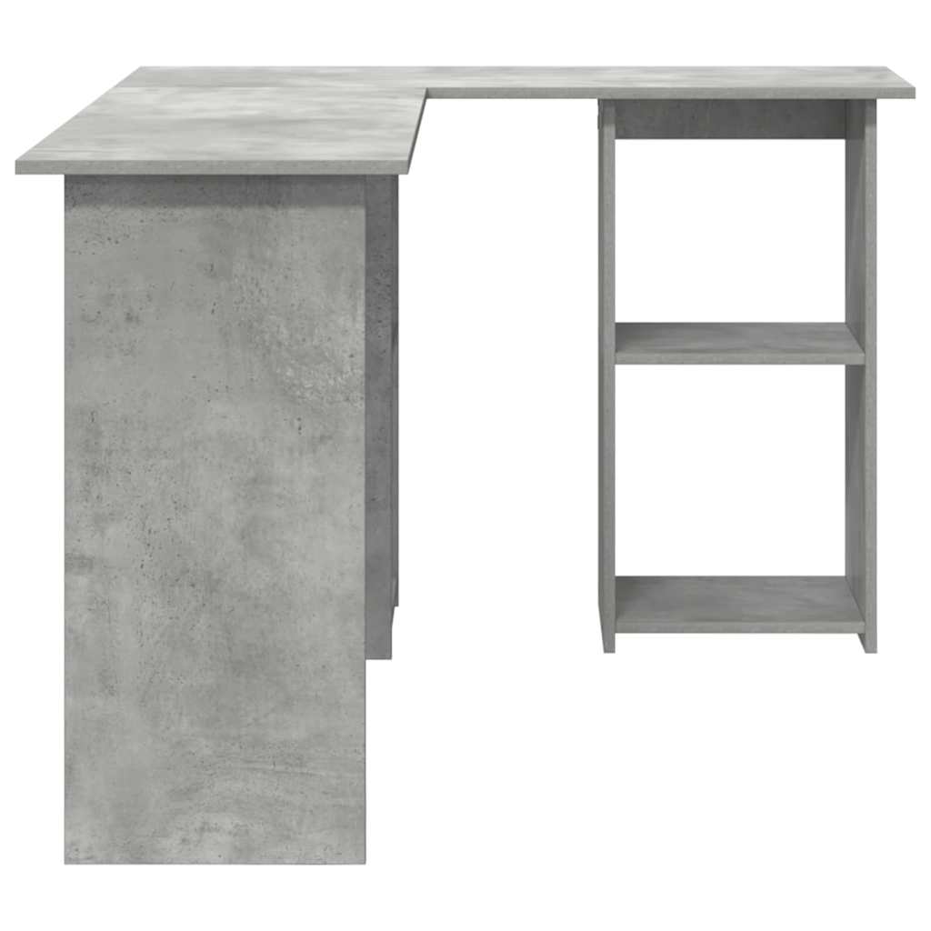 vidaXL Schreibtisch Beton Grau 142 x 102 x 73 cm Holzwerkstoff