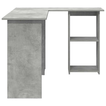 vidaXL Schreibtisch Beton Grau 142 x 102 x 73 cm Holzwerkstoff
