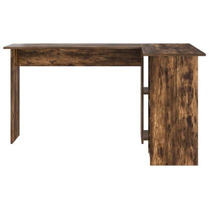 vidaXL Schreibtisch Geräucherte Eiche 142 x 102 x 73 cm Holzwerkstoff