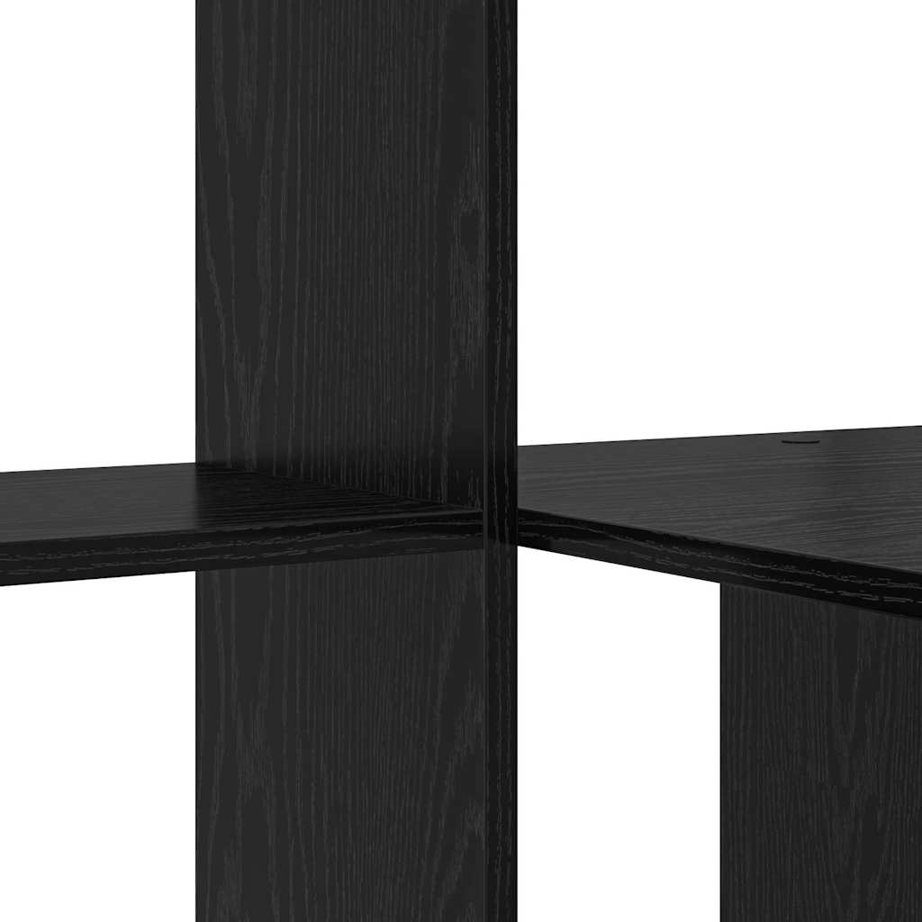vidaXL Schreibtisch Schwarz Eichen-Optik 131,5 x 50 x 106,5 cm