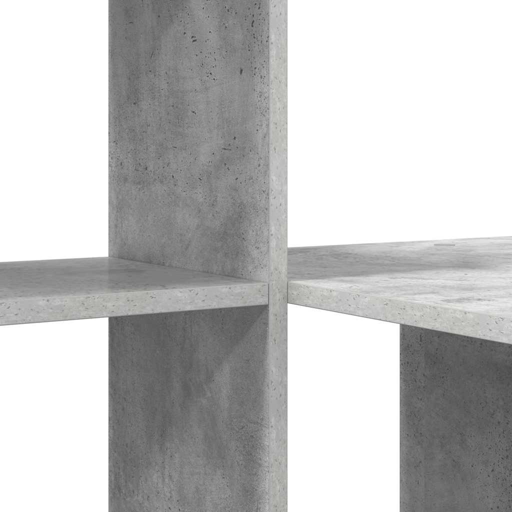 vidaXL Schreibtisch Beton Grau 131,5 x 50 x 106,5 cm Holzwerkstoff