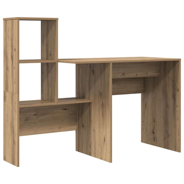vidaXL Schreibtisch Artisan-Eiche 131,5 x 50 x 106,5 cm Holzwerkstoff