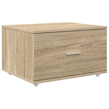 vidaXL Schubladenschrank Mit Rad Sonoma-Eiche 55 x 45 x 31 cm