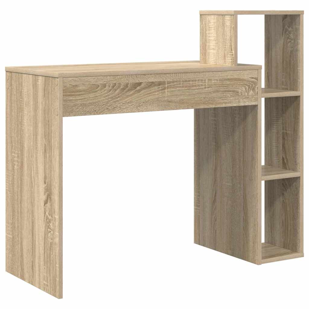 vidaXL Schreibtisch Sonoma-Eiche 100 x 40 x 90 cm Holzwerkstoff