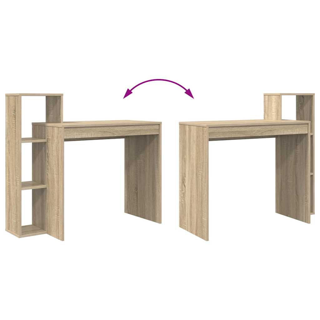vidaXL Schreibtisch Sonoma-Eiche 100 x 40 x 90 cm Holzwerkstoff