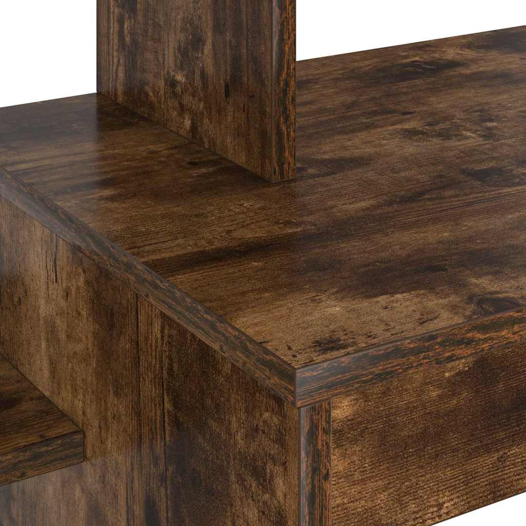 vidaXL Schreibtisch Geräucherte Eiche 100 x 40 x 90 cm Holzwerkstoff