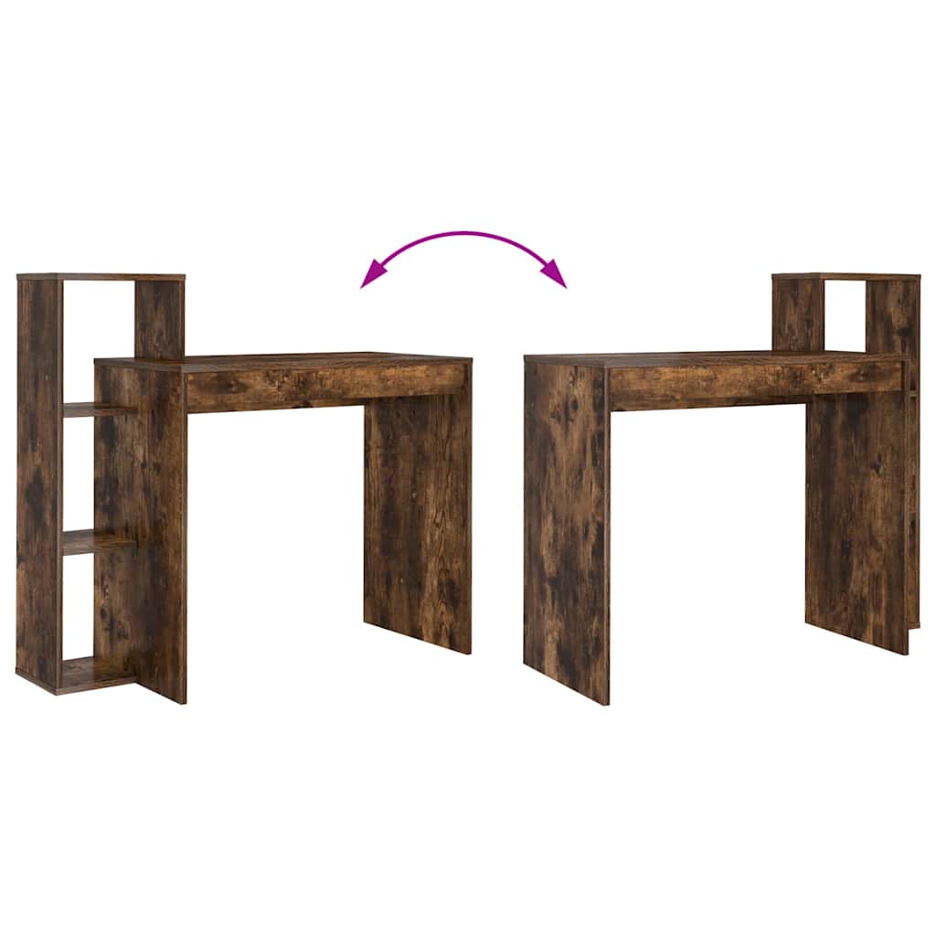 vidaXL Schreibtisch Geräucherte Eiche 100 x 40 x 90 cm Holzwerkstoff