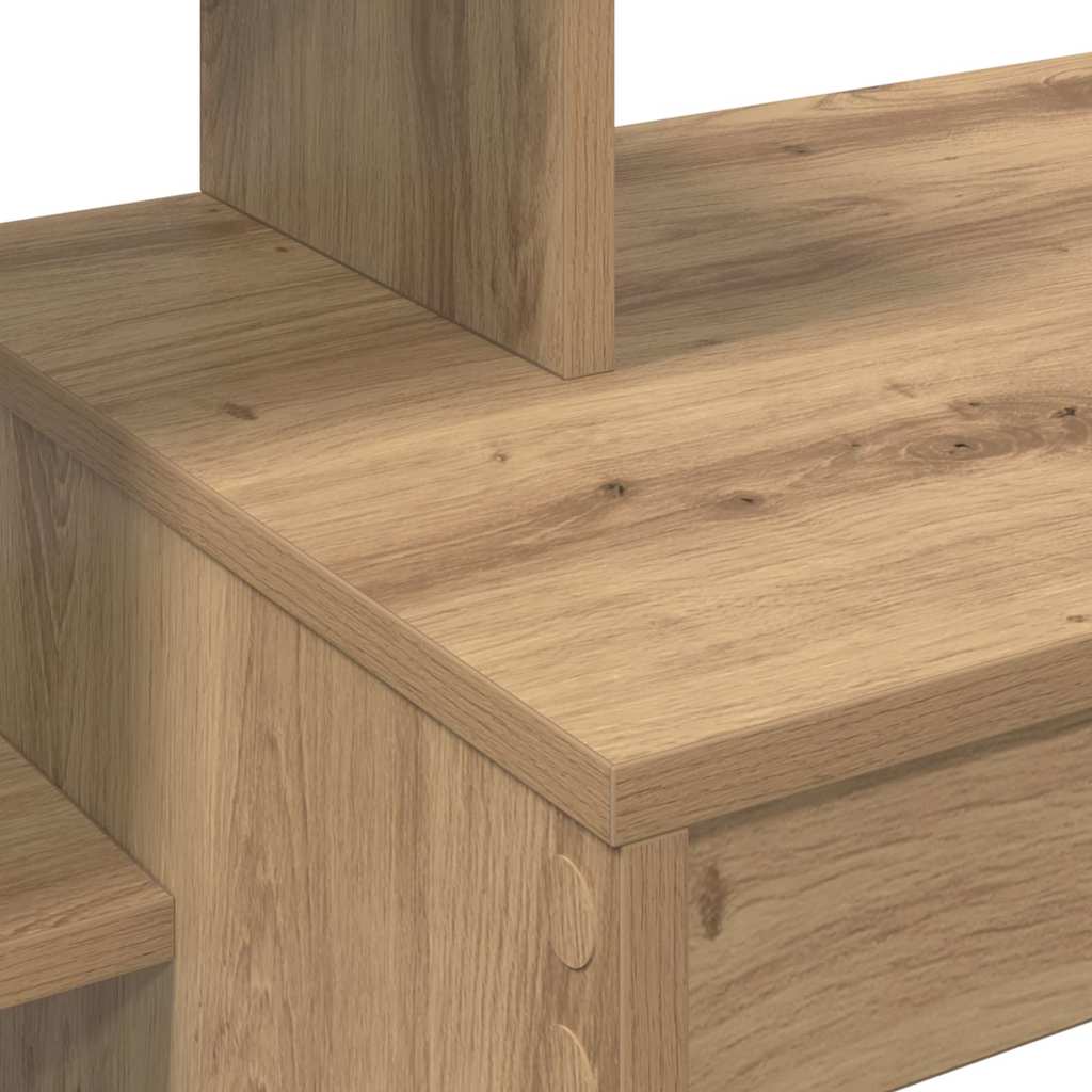 vidaXL Bureau Chêne Artisan 100 x 40 x 90 cm Bois d'ingénierie