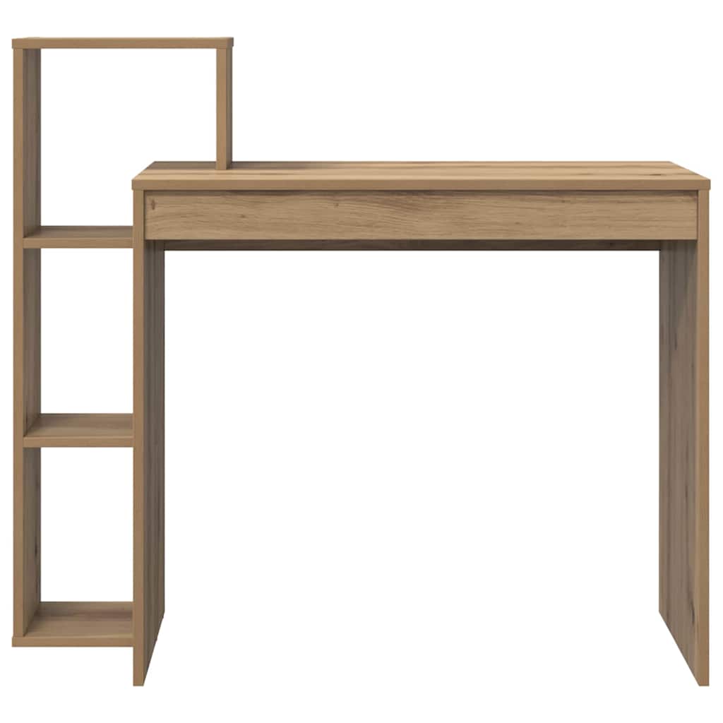 vidaXL Bureau Chêne Artisan 100 x 40 x 90 cm Bois d'ingénierie