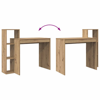 vidaXL Bureau Chêne Artisan 100 x 40 x 90 cm Bois d'ingénierie