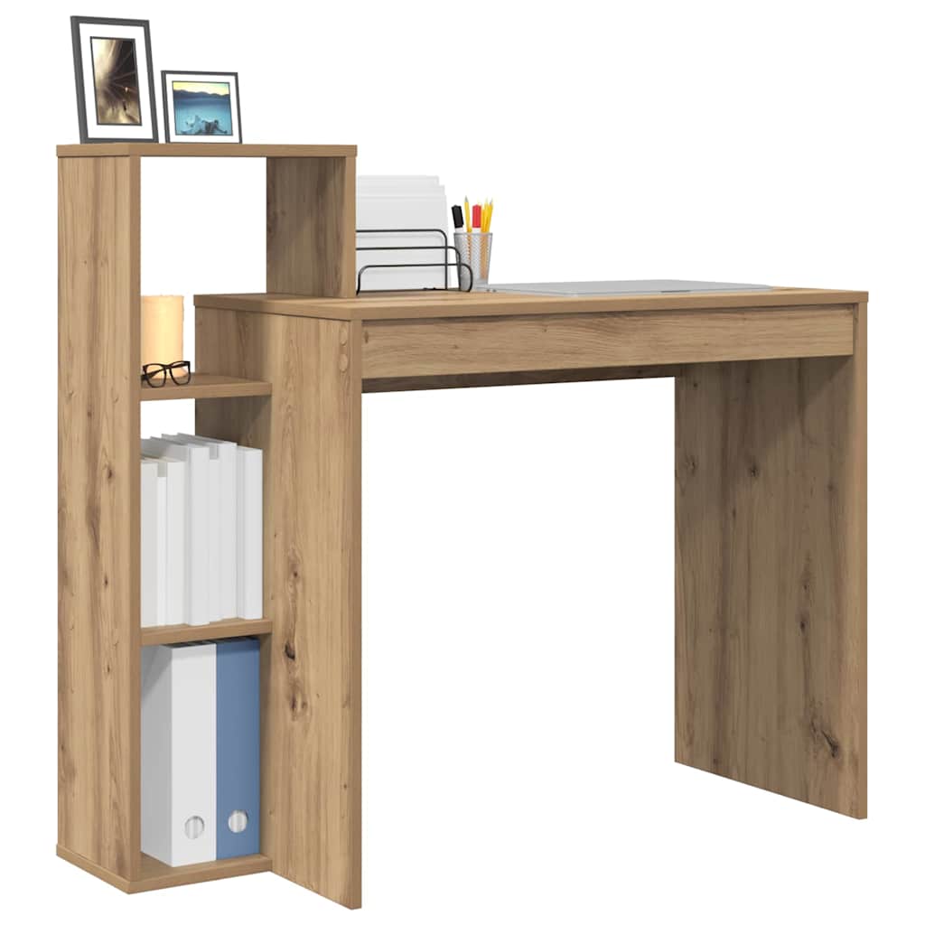 vidaXL Bureau Chêne Artisan 100 x 40 x 90 cm Bois d'ingénierie