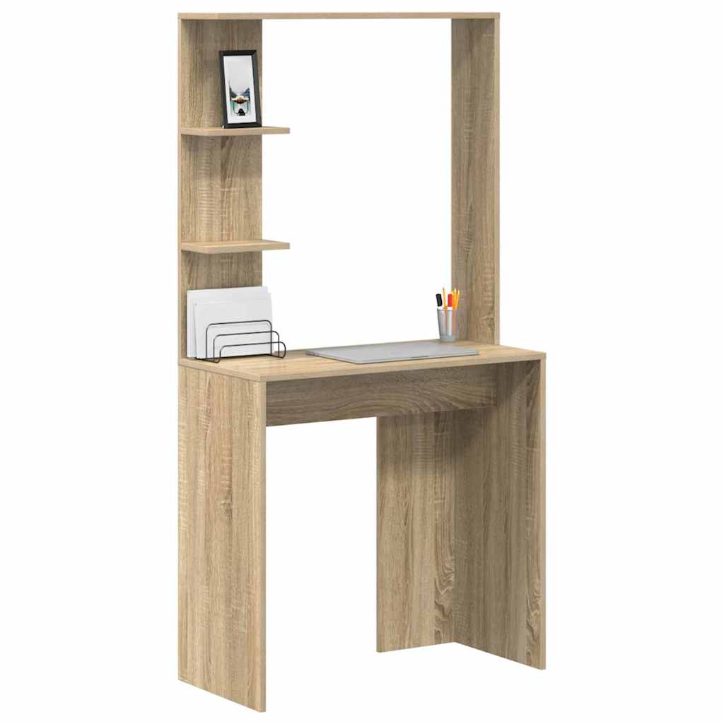 Schreibtisch Sonoma-Eiche 78,5 x 37 x 154,5 cm Holzwerkstoff