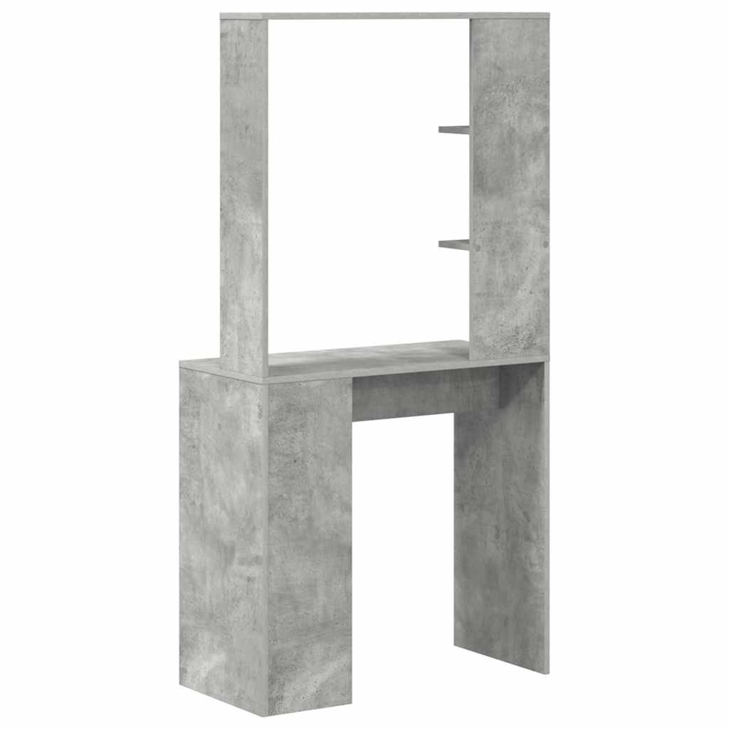 vidaXL Schreibtisch Beton Grau 78,5 x 37 x 154,5 cm Holzwerkstoff