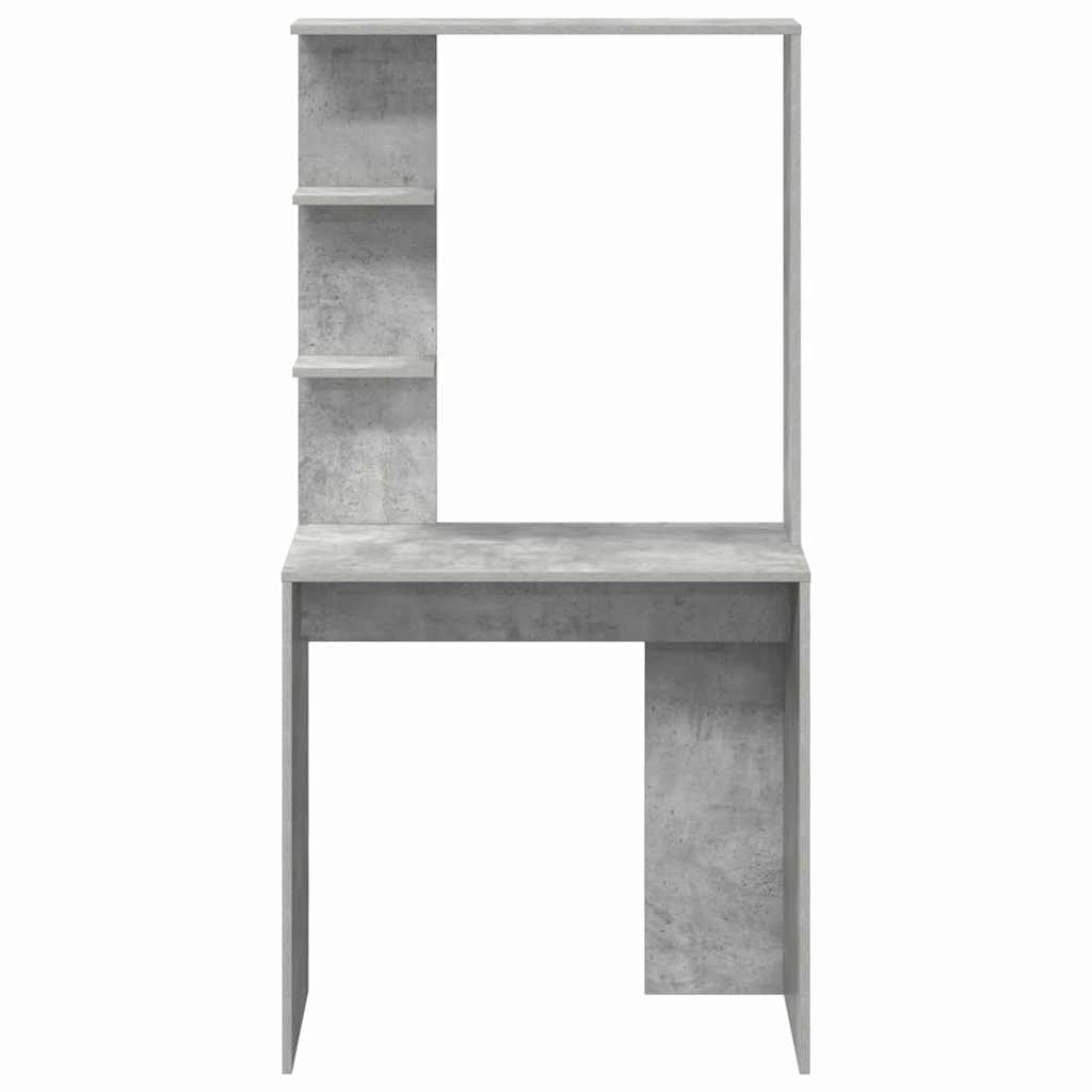 vidaXL Schreibtisch Beton Grau 78,5 x 37 x 154,5 cm Holzwerkstoff
