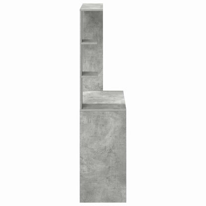 vidaXL Schreibtisch Beton Grau 78,5 x 37 x 154,5 cm Holzwerkstoff