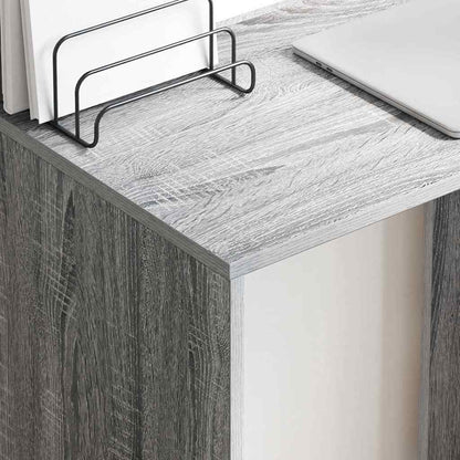 vidaXL Schreibtisch Graues Sonoma 78,5 x 37 x 154,5 cm Holzwerkstoff