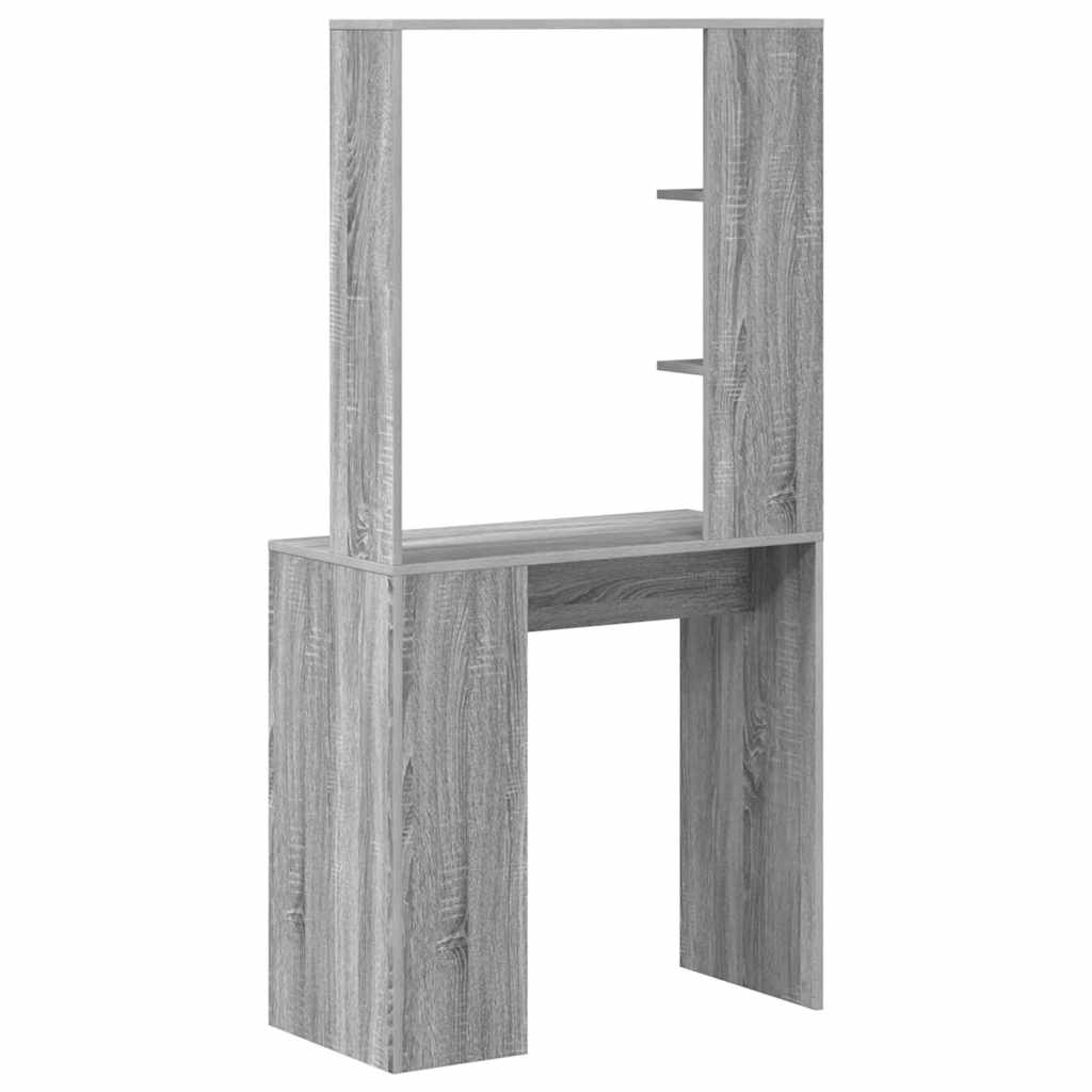 vidaXL Schreibtisch Graues Sonoma 78,5 x 37 x 154,5 cm Holzwerkstoff