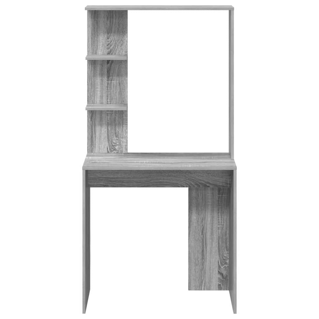 vidaXL Schreibtisch Graues Sonoma 78,5 x 37 x 154,5 cm Holzwerkstoff
