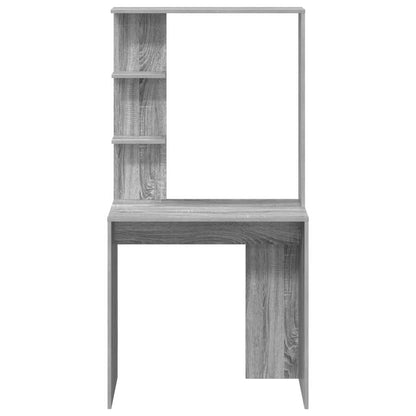 vidaXL Schreibtisch Graues Sonoma 78,5 x 37 x 154,5 cm Holzwerkstoff