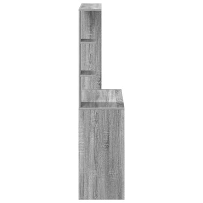 vidaXL Schreibtisch Graues Sonoma 78,5 x 37 x 154,5 cm Holzwerkstoff