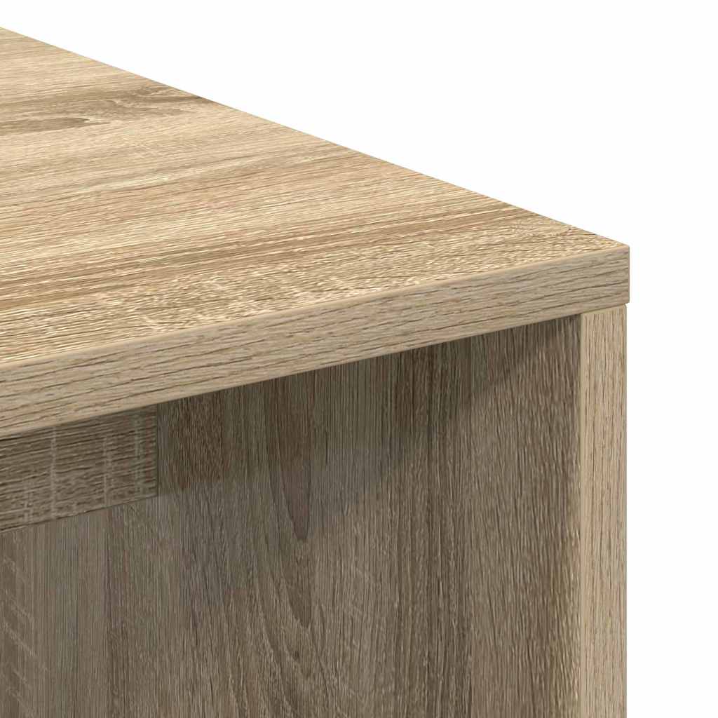 vidaXL Schreibtisch Sonoma-Eiche 102 x 50 x 124 cm Holzwerkstoff