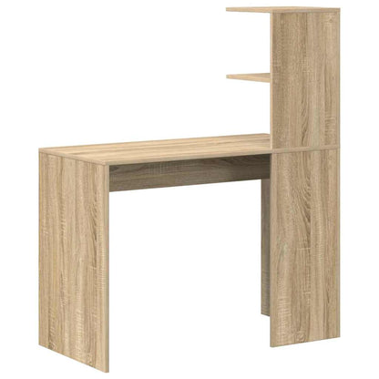 vidaXL Schreibtisch Sonoma-Eiche 102 x 50 x 124 cm Holzwerkstoff