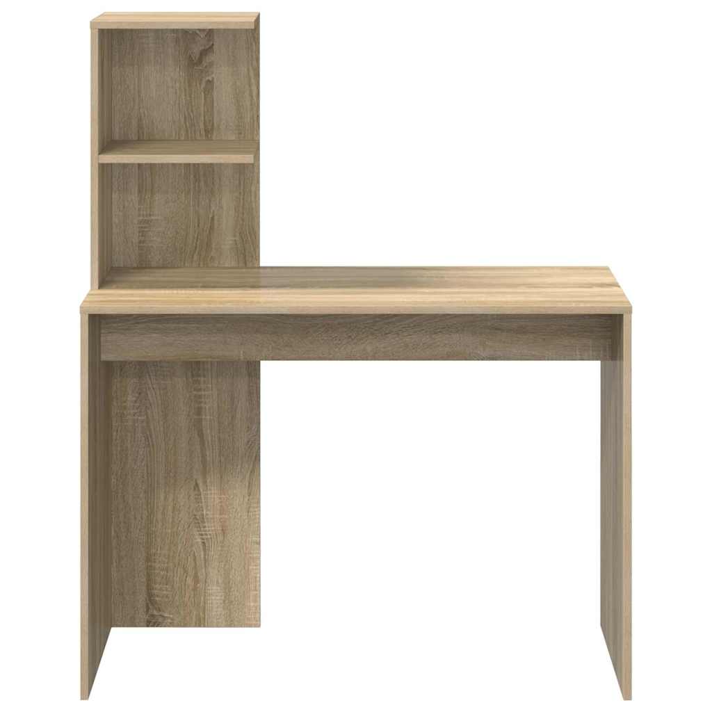 vidaXL Schreibtisch Sonoma-Eiche 102 x 50 x 124 cm Holzwerkstoff