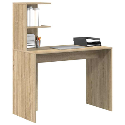 vidaXL Schreibtisch Sonoma-Eiche 102 x 50 x 124 cm Holzwerkstoff