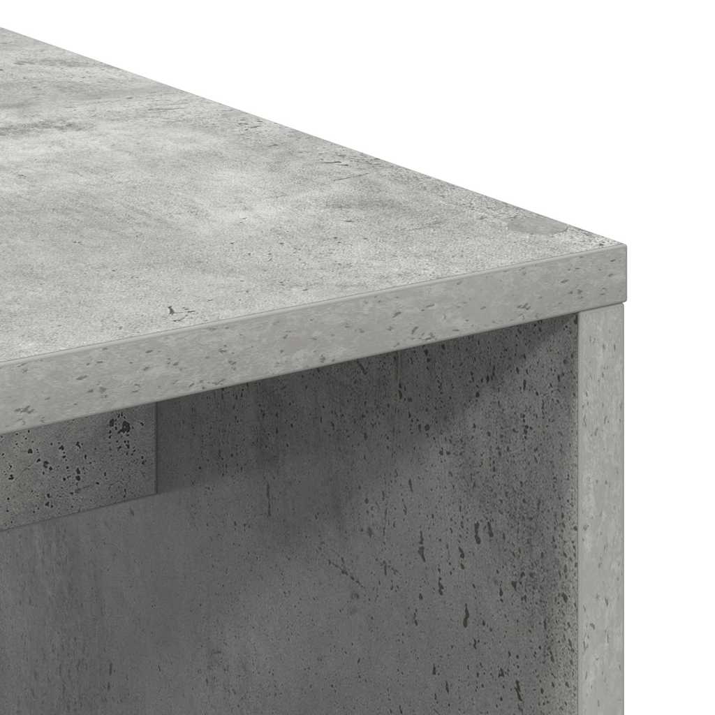 vidaXL Schreibtisch Beton Grau 102 x 50 x 124 cm Holzwerkstoff
