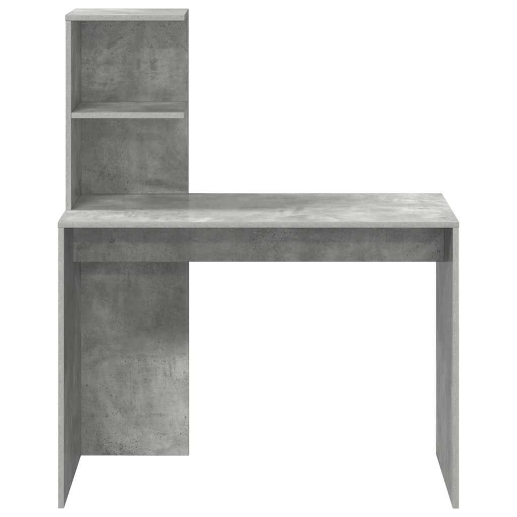 vidaXL Schreibtisch Beton Grau 102 x 50 x 124 cm Holzwerkstoff