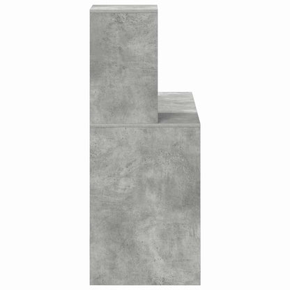 vidaXL Schreibtisch Beton Grau 102 x 50 x 124 cm Holzwerkstoff