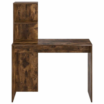 vidaXL Schreibtisch Geräucherte Eiche 102 x 50 x 124 cm Holzwerkstoff