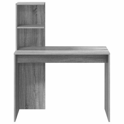 vidaXL Schreibtisch Graues Sonoma 102 x 50 x 124 cm Holzwerkstoff