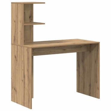 vidaXL Bureau en aggloméré chêne artisan 102 x 50 x 124 cm