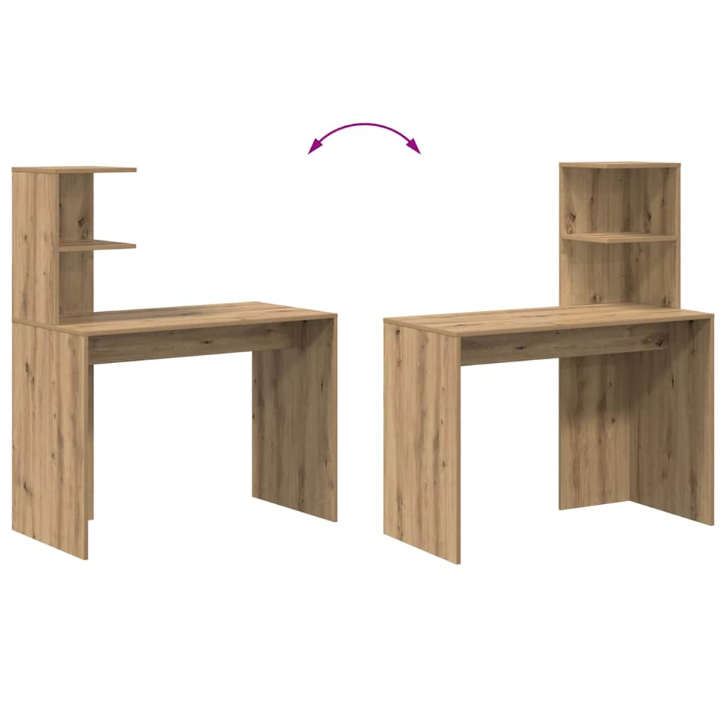 Schreibtisch Artisan-Eiche 102 x 50 x 124 cm Holzwerkstoff