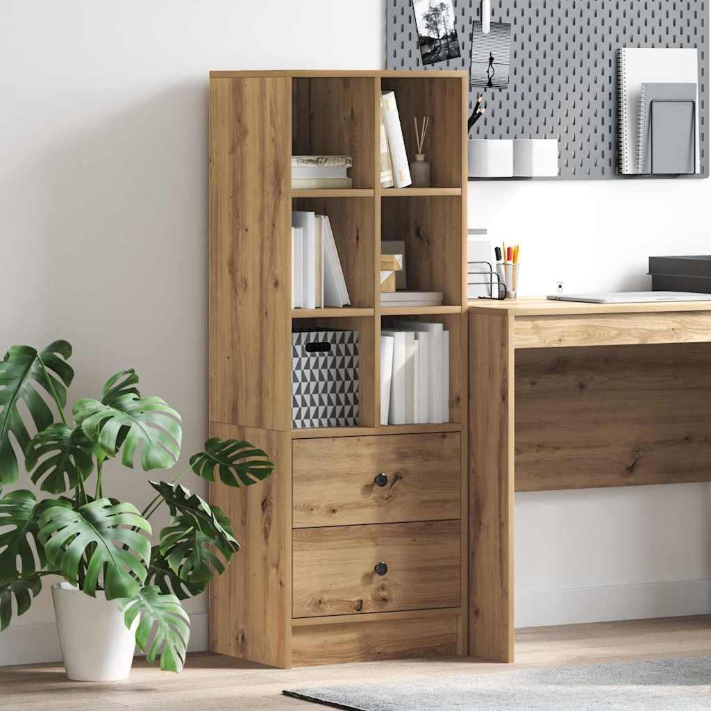 Highboard mit Schubladen Artisan-Eiche 45,5 x 34 x 127 cm