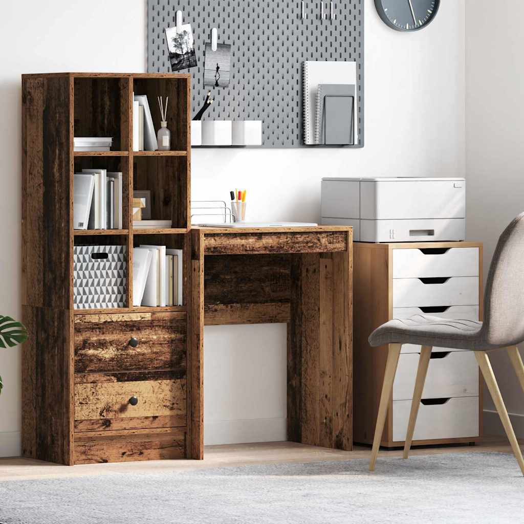vidaXL Bureau en bois de récupération 60 x 40 x 76 cm