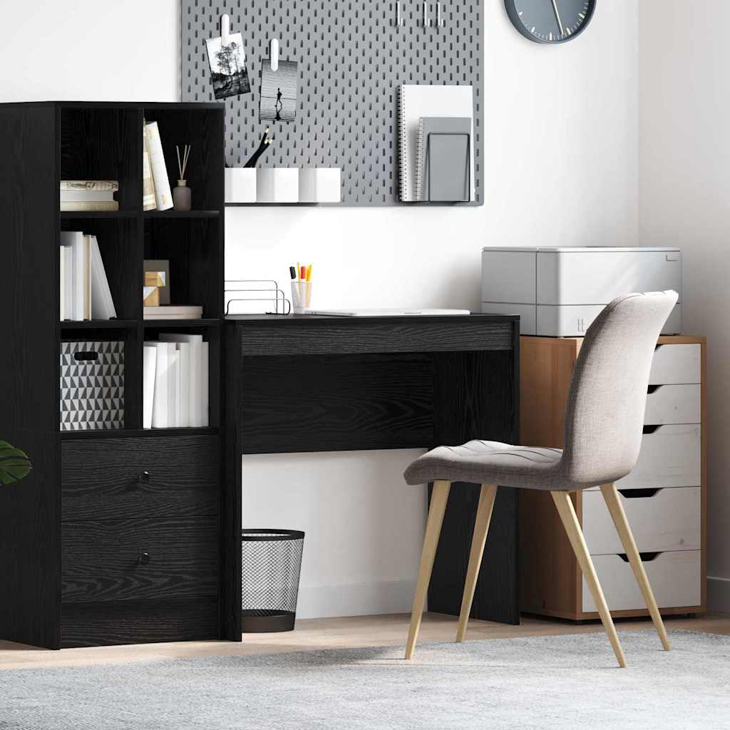 vidaXL Schreibtisch Schwarz Eichen-Optik 80 x 40 x 76 cm