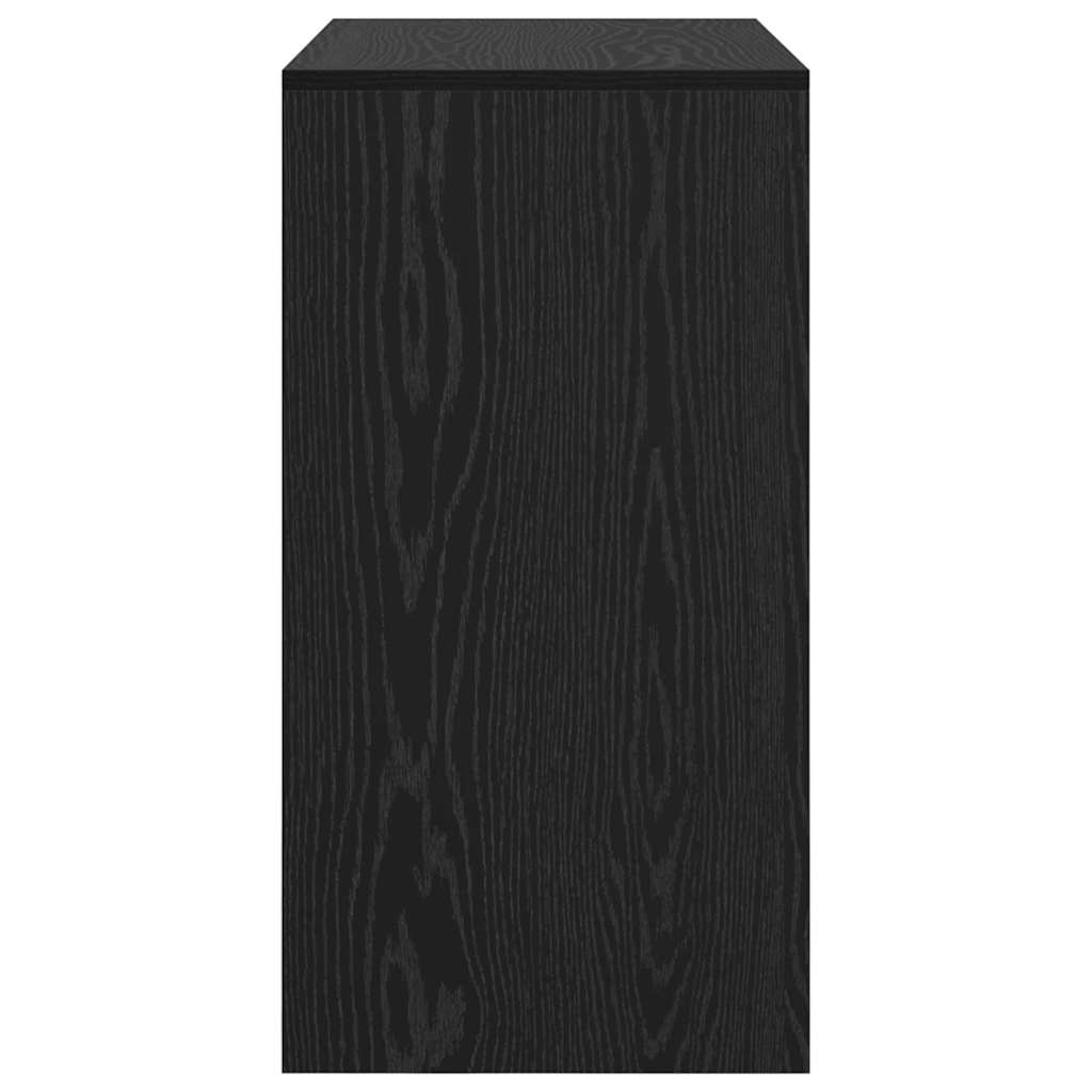 vidaXL Schreibtisch Schwarz Eichen-Optik 80 x 40 x 76 cm