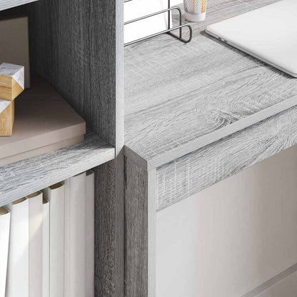 vidaXL Schreibtisch Graues Sonoma 80 x 40 x 76 cm