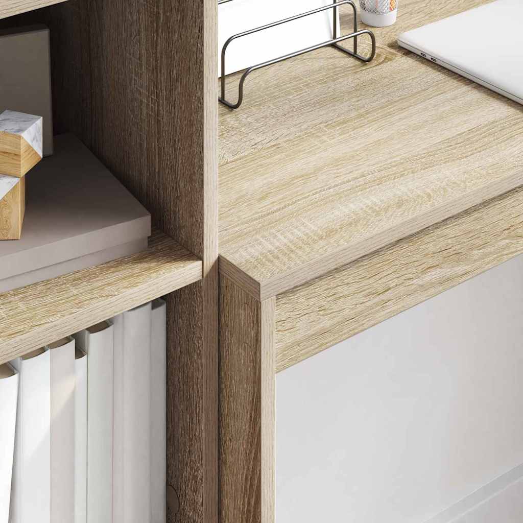 vidaXL Schreibtisch Sonoma-Eiche 100 x 40 x 76 cm