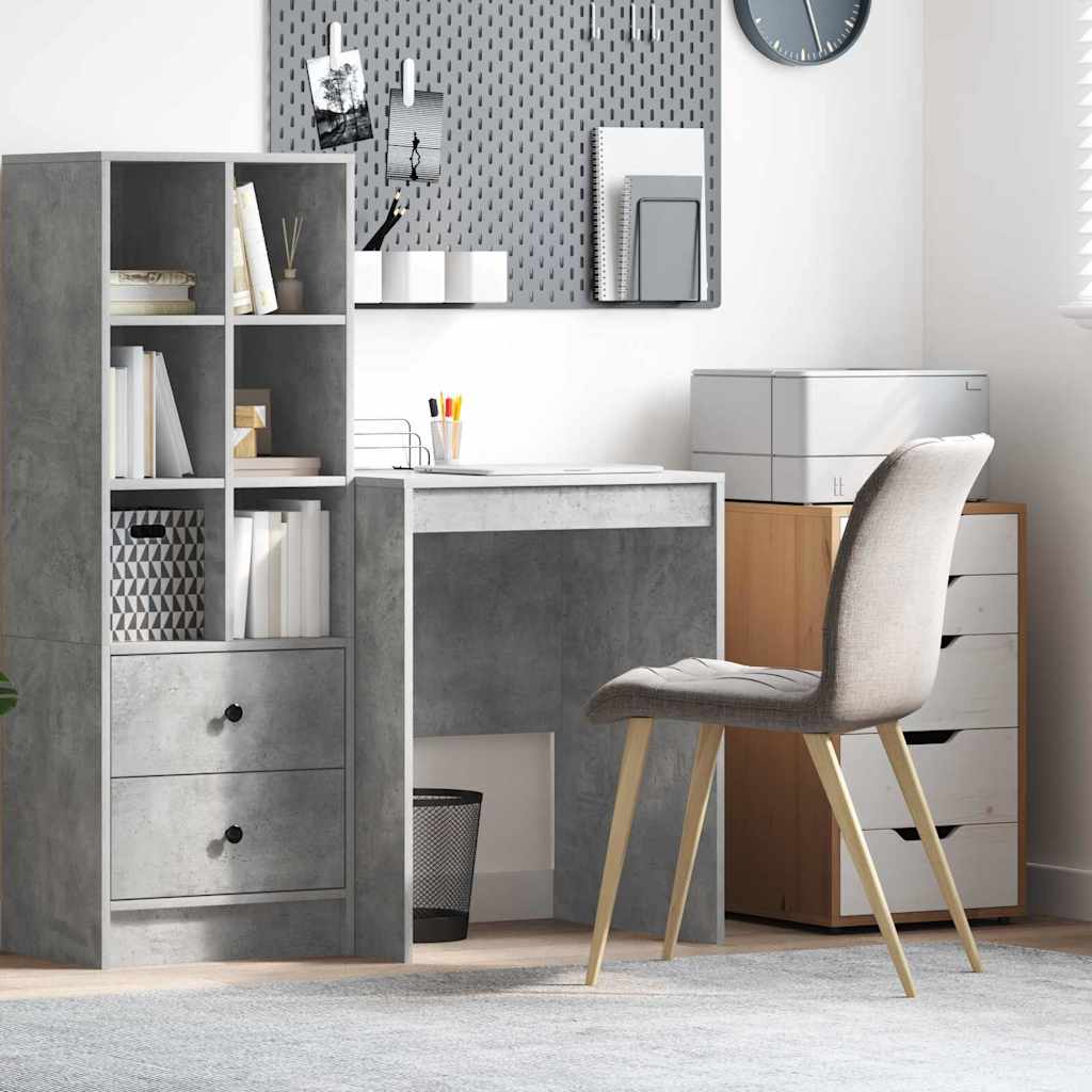 vidaXL Schreibtisch Beton Grau 60 x 50 x 76 cm