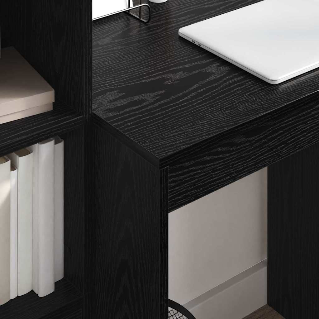 vidaXL Schreibtisch Schwarz Eichen-Optik 70 x 50 x 76 cm