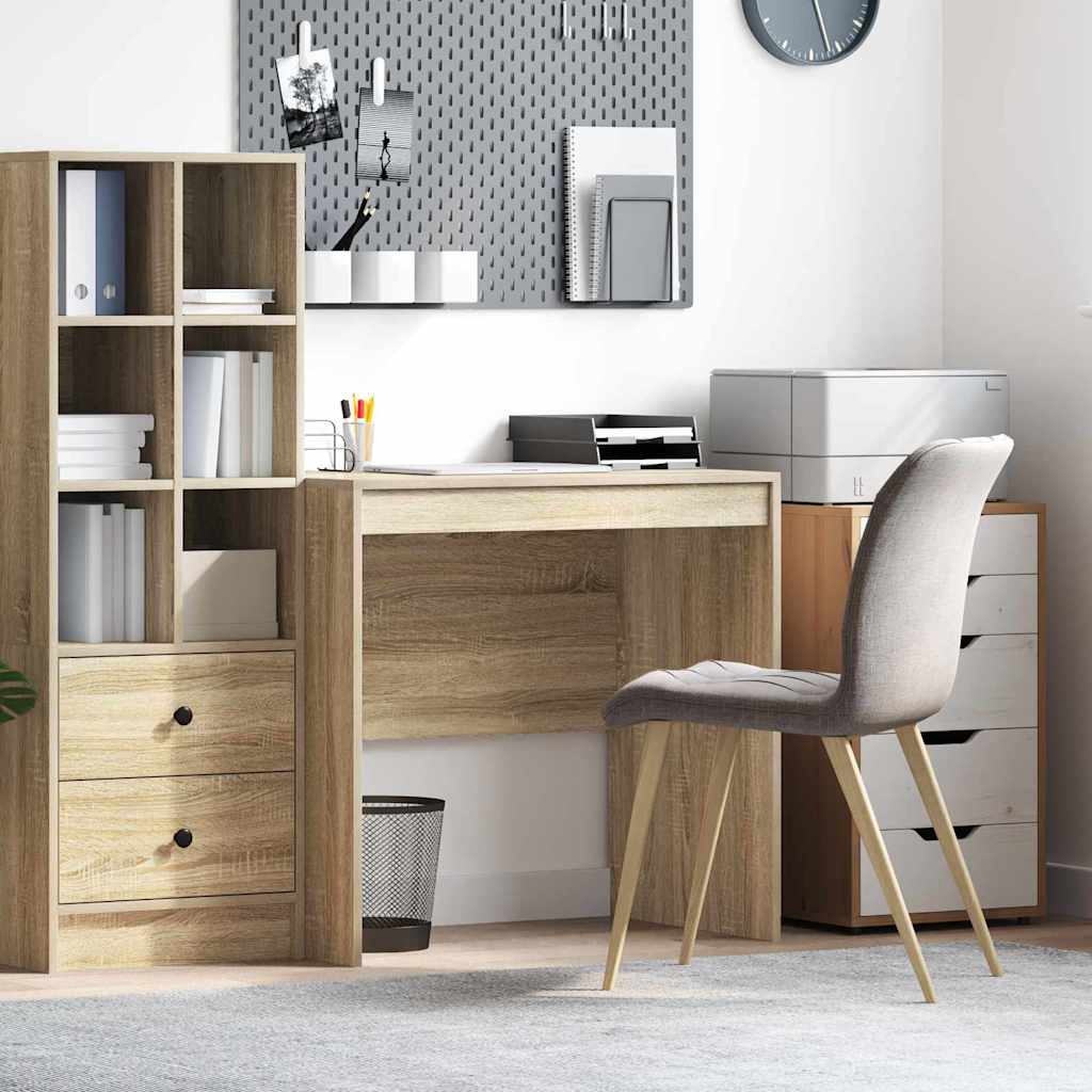 vidaXL Schreibtisch Sonoma-Eiche 80 x 50 x 76 cm